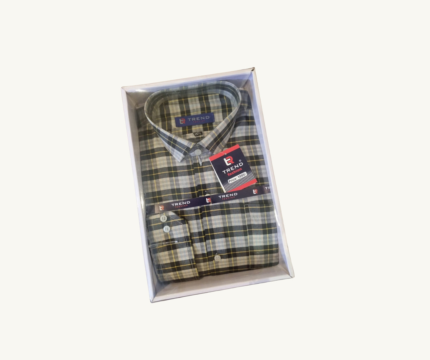 Trendy Checkered Shirts | Collar Size 15.5