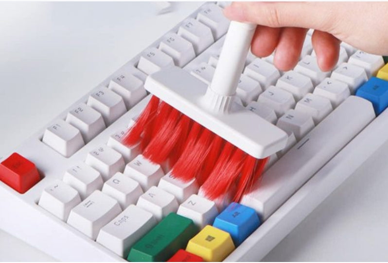 CleanTech 5-in-1: Soft Brush Multi-function Cleaning Kit for Keyboards & Earphones