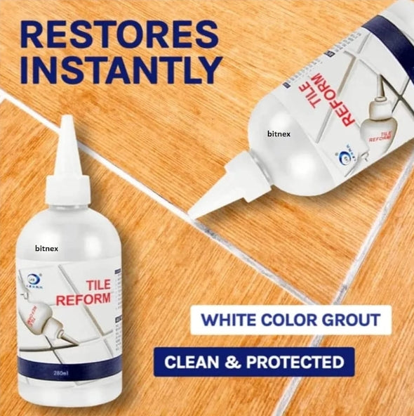 Tile Reform Glue Tiles Gap Filler Agent | Waterproof Grout Sealant Adhesive (280 ml)